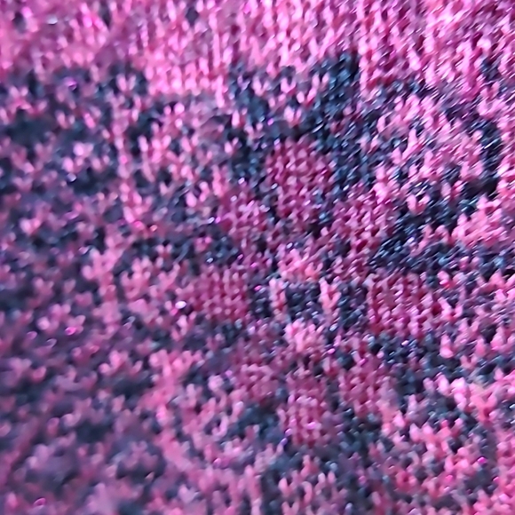 Purple Knit Long Sleeve Dress - Picture 7 of 7